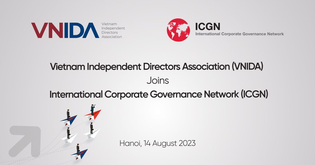 VNIDA Joins International Corporate Governance Network (ICGN)